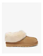 [EVERAU] Homey Slipper Suede in Chestnut