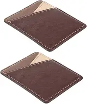 Uonlytech 2pcs Pu Phone Card Holder Pouches Adhesive Wallet for Access - Design Compatible Various Phone Models for Transport and Pictures