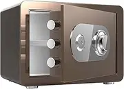 Safe Box for documents Small Anti-Theft Steel Storage Box for Home and Office,Cash, Jewellery Fireproof and Waterproof Box