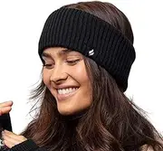 [HEAT HOLDERS] Ladies Padova Ribbed Headband Pack of 1 One Size - Winter Warm Thermal (Black)