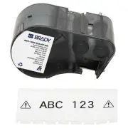 Brady Continuous Label Cartridge,White,Gloss M5C-1500-595-WT-BK Brady