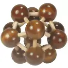 Molecule wooden brainteaser