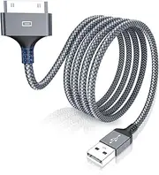 30-Pin to USB Cable 10 Feet, AkoaDa USB Charging & Sync Cable for iPhone 4 4s, iPhone 3G 3GS, iPad 1 2 3 iPod Touch 4 3 2 1, iPod Classic 3 2 1, & More
