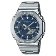 G-Shock By Casio Men's GM2110D-2B Steel/Blue Analog-Digital Watch