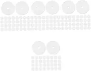 [ULDIGI] Earring Pads Earring Discs Protective for DIY Comfortable Low Profile Design Transparent Color for Stabilizing