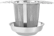 Metal Tea Infuser - Fine Mesh Filters | Large Capacity Handles Tea Infuser for Teapots Mugs to Steep Loose Leaves and Coffee