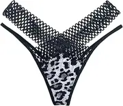 [Generic] Boy Shorts Underwear for Women Pack Plus Size Womens Sexy Panties Ice Silk Low Waist Ultra Thin See Through Mesh Thong Panties Modern Undies