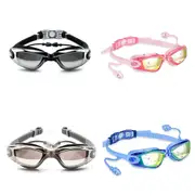 Adult Swimming Goggles Waterproof Anti-Fog Swim Glasses UV Shield Adjustable