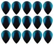 5 New Sets Harrows Sonic X Pear Dart Flights – Ships w/ Tracking - Aqua