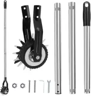 Wheel Rotary Edger, Rotary Shear, Sidewalk Manual Lawn Edger, Strong 3/4 Section