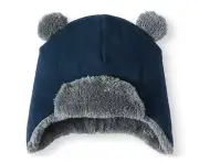 WONDER NATION Todder Boy's Bear Eared Trapper