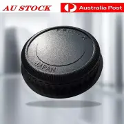 Premium Pentax Body Cap + Rear Lens Cap For Pentax PK K-Mount For K20D K10D K2