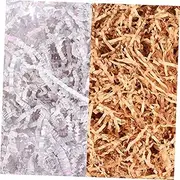 FOMIYES Box Filler Paper Pack Crinkle Cut Shred Shredded Tissue Paper Present Wrapping Packaging Filler