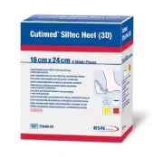 McK Cutimed Siltec Heel 3D Silicone Foam Dressing 6-1/2 X 9-1/2 Inch (Box of 5)