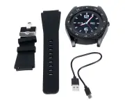 Sports Bracelet 1.54In Display Bluetooth Watch Fitness Sleep Monitoring Smart Band Black