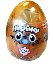 Hatchimals 46 Piece Puzzle Egg Puzzle Mystery Glitter Ages 3 and up