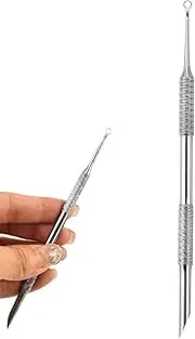 2-in-1 Manicure Cuticle Pusher Tool Pusher Cuticle Sticks Nail Cuticle Pusher Stainless Steel Lifts and Removes Cuticles Pusher Tool for Manicure Pedicure