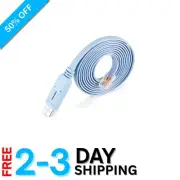 Versatile 6FT USB Console Cable with Short Circuit Protection for Network Setup