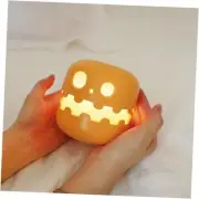 Pumpkin Night Light Battery Operated, Pumpkin Jack O Lantern Rechargeable, D