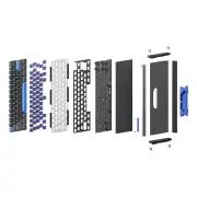 IQUNIX EZ63 Magnetic Wired HE Gaming Keyboard (Blue) (Star Trail Switch)