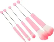 DRESSOOS 5 Pcs Makeup Brushes with Handles Foundation Blush and Eyeshadow Brushes for Ergonomic Design for Comfortable Use present for Makeup Lovers