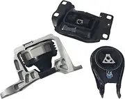 3PCS Motor Gearbox Support Engine Mount Kit Compatible with Focus 2003-2007 Mazda 3 Mazda 5 2003-2013 1.8 2.0L BP4S-39-060C 140996