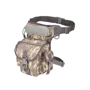 Men's Nylon Hip Drop Belt Waist Fanny Leg Bag Waterproof Military Tactical Bag ACU COLOR
