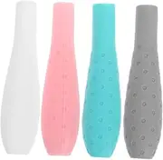 LALAFINA 4pcs Ergonomic Silicone Grip Holder Non Slip Protective Grip Sleeves for Stylus Pens Comfortable Design for Enhanced Control and Secure Fit