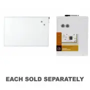 Quartet Basic Whiteboard White Modern Dry Erase Light Use Professional Look