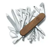 VICTORINOX Swiss Army Knife Swiss Champ Wood 1.6791.63 Multi Tool Tatoku Knife