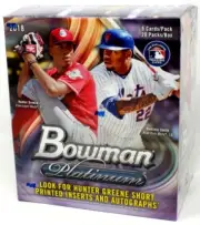 2018 BOWMAN PLATINUM BASEBALL COLLECTOR BOX BLOWOUT CARDS