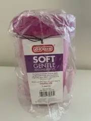 Dexas MudBuster Portable Dog Paw Washer Bristles Cleaner with Lid Pink Medium
