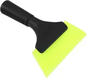 CRILSTYLEO Car Window Squeegee with Soft Rubber Blade Slip Handle for Windshield Glass Multi Purpose Scraper for Car Windows Vinyl Wraps and Tints Portable and Lightweight Design Green