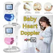Heart Beat 2MHz Fetal with Probe LCD Prenatal Baby Monitor Backlight Doppler