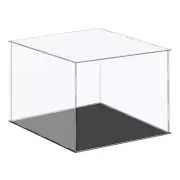 Acrylic Display Case Plastic Box Cube Storage Box Clear 41x41x25.5cm