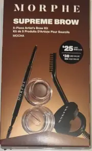 MORPHE Supreme Brow 5-Pc Artist Brow Kit MOCHA New