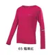 美津濃 MIZUNO J2TA873365（莓果紅）女款路跑長袖T恤