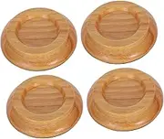 Uonlytech 4Pcs Non Skid Piano Leg Pads Durable Floor Protectors with Shock Absorption for Hardwood Tile Carpet for Upright Pianos Creative Design for Enhanced Stability