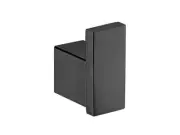 Fienza Koko Single Robe Hook Towel Holder Matte Black 85004