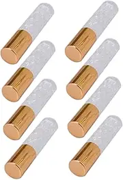 Healeved 8Pcs Essential Oil Roller Bottles Travel Friendly Glass Vials for Perfume Oil Dispensing Leak Design with Massage Roller Balls for Daily Use the Go