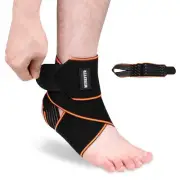 Adjustable Ankle Support Brace Compression Strap for Sprained Ankle Recovery