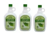 BL Village Nat. Milk Bath Ultra- Moist White Tea/Jasmine 28oz X 3 Packs