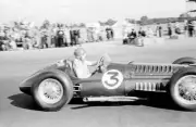 Fangio In The Brm V16 Mark I In The Formule Libre Race OLD PHOTO