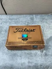 Rare VTG Titleist Professional 100 Golf Balls 4 Sleeves 12 Balls Numbers 1 2 3 4