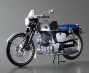 EBBRO 1/10 Scale HONDA CB92 Black Blue Color w/Original Box