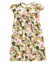 [Bonpoint] Bonpoint Arletty floral linen and cotton dress Y 8 multicoloured