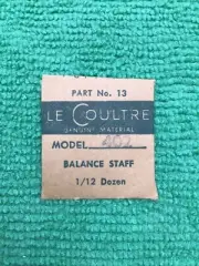 Jaeger LeCoultre Balance Staff Cal. 402 Part 723 13, NOS