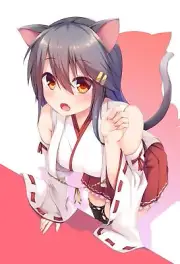 Anime kantai collection tail animal ears haruna kancolle Playmat Gaming Mat