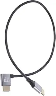 ibasenice Flexible Tv Coupler Left Angled Computer Connector Cable for 8k Video Monitor Laptop Cord
