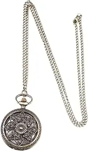 [LIFKOME] 1pc Classic Pocket Watch Retro Watch Minimalist Watch Vintage Necklace Choker Necklace for Men Pocket Watch with Chain Quartz Necklace Old Pocket Watches for Men Retro Pocket Watch